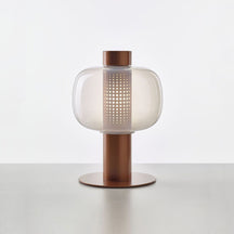 WOMO Beautiful Cylinder Glass Table Lamp-WM8032