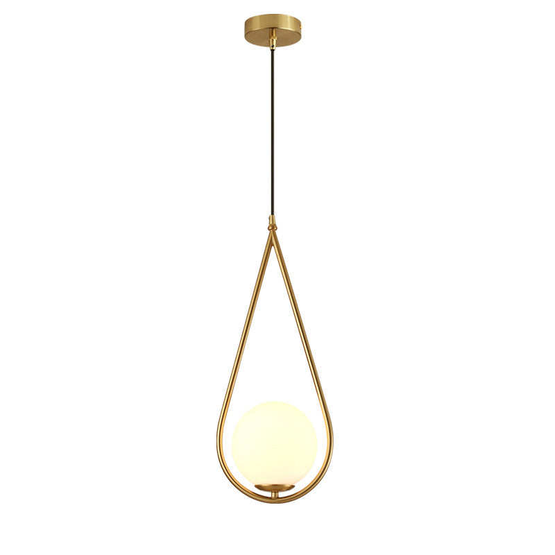 WOMO Glass Globe Pendant Light-WM2097