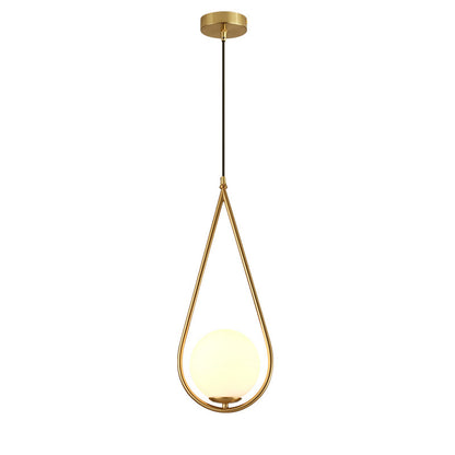 WOMO Glass Globe Pendant Light-WM2097