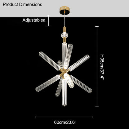 WOMO Cypher Vertical/Horizontal Glass Pendant light-WM2153