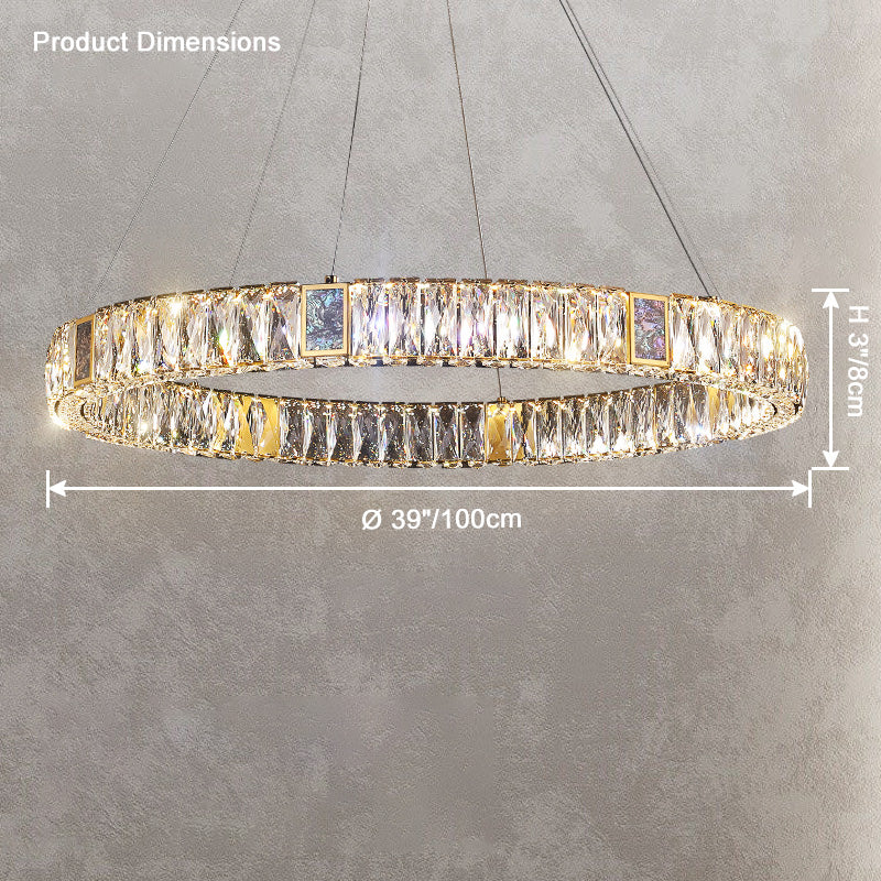 WOMO Round Crystal Chandelier-WM2355