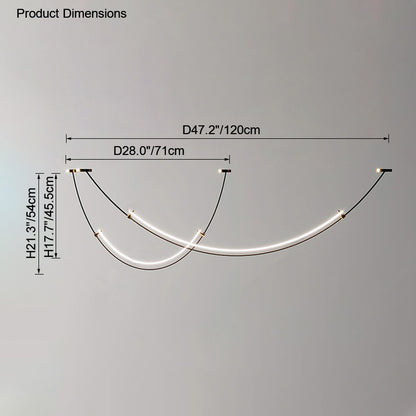 WOMO Arc Led Chandelier-WM2288