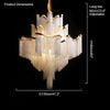 WOMO Fringe Tiered Chandelier-WM2079 thumbnail