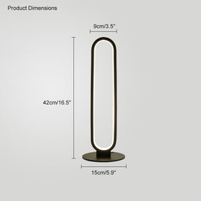 WOMO  Oval Skinny Floor Lamp-WM7009