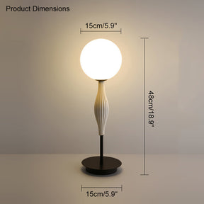 WOMO Glass Globe Floor Lamp-WM7024