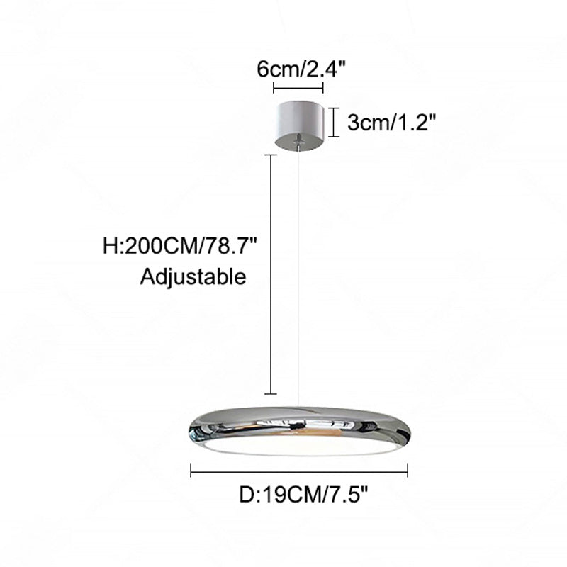 WOMO 3 Light Disc Pendant Light-WM2015