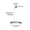 WOMO 3 Light Disc Pendant Light-WM2015 thumbnail