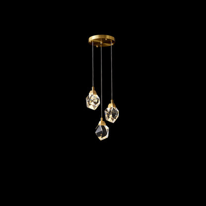 WOMO Rock Crystal Rain Chandelier-WM2189