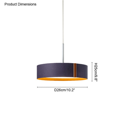 WOMO Drum Felt Pendant Light-WM2149