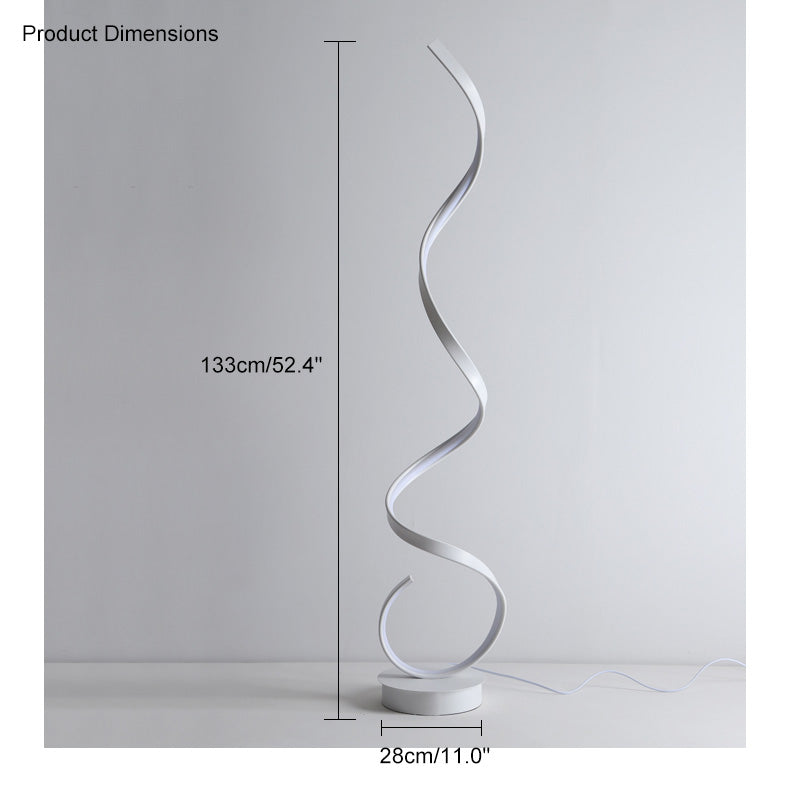 WOMO Spiral LED Floor Lamp-WM7017