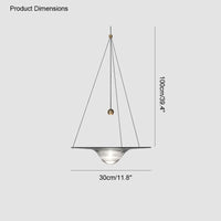 WOMO Ripple Glass Pendant Light-WM2092