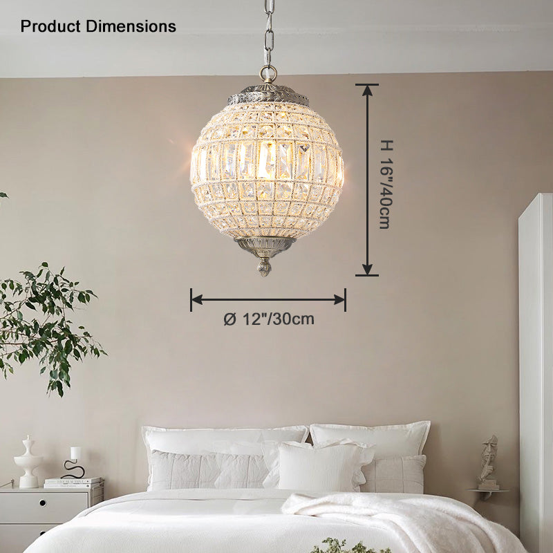 WOMO Crystal Sphere Pendant Light-WM2368