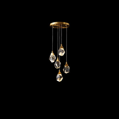 WOMO Rock Crystal Rain Chandelier-WM2189