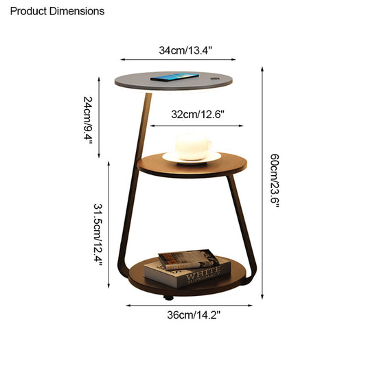 WOMO End Table Floor Lamp-WM7049