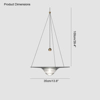 WOMO Ripple Glass Pendant Light-WM2092