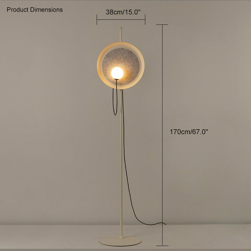 WOMO Designer Round Floor Lamp-WM7005