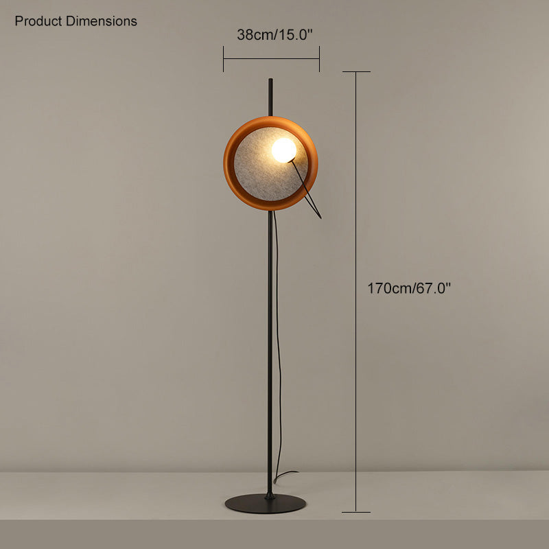 WOMO Designer Round Floor Lamp-WM7005