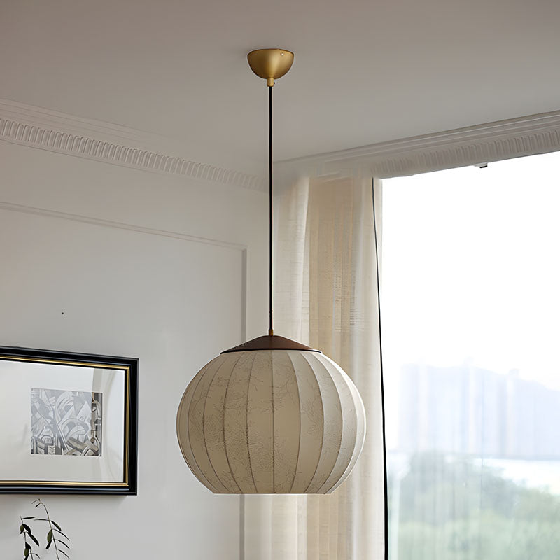 WOMO Fabric Lantern Pendant Light-WM3231