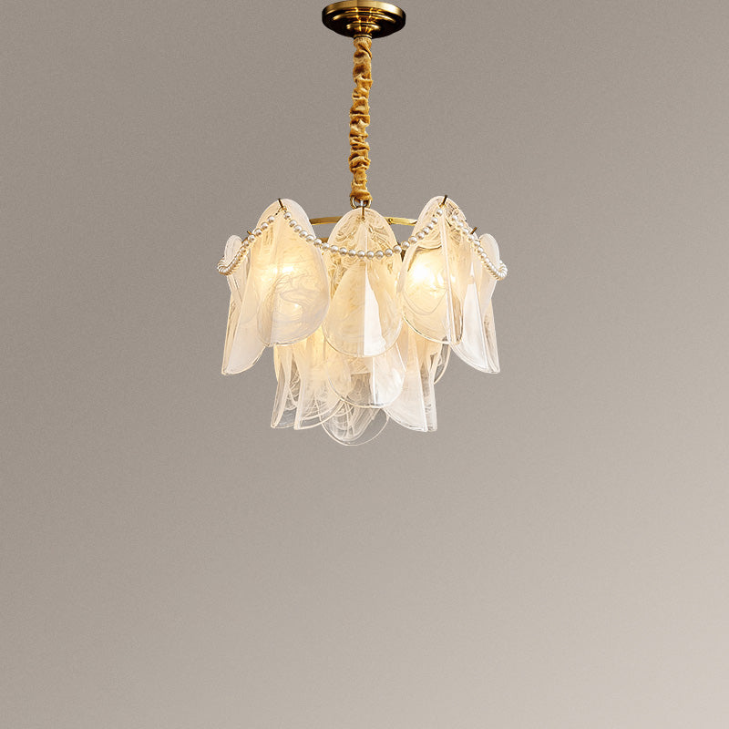 WOMO Tiered Glass Chandelier-WM2376