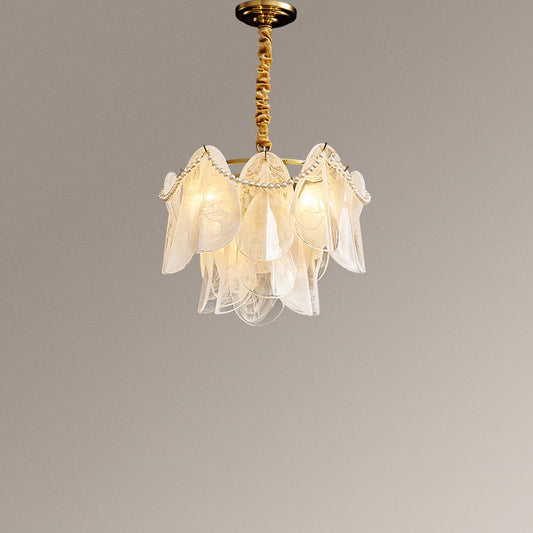 WOMO Tiered Glass Chandelier-WM2376