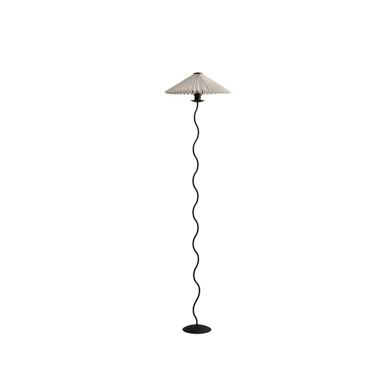 WOMO Pleated Squiggle Floor Lamp-WM7011