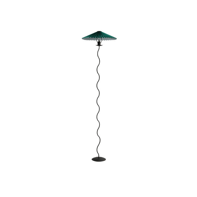 WOMO Pleated Squiggle Floor Lamp-WM7011