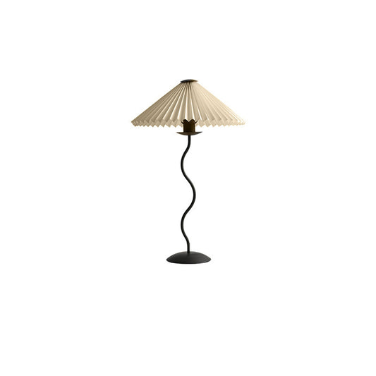 WOMO Pleated Squiggle Floor Lamp-WM7011