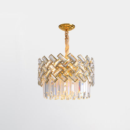 WOMO Shield Crystal Round Chandelier-WM2190