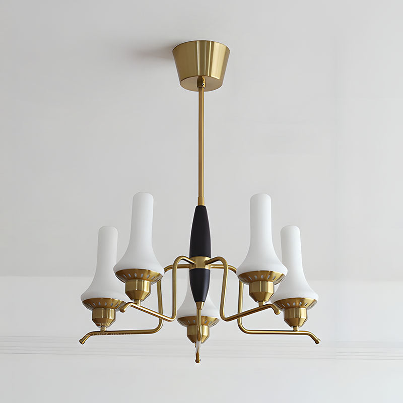 WOMO Trumpet‑shaped Glass Chandelier-WM3241