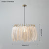 WOMO Feather Round Chandelier-WM2215 thumbnail
