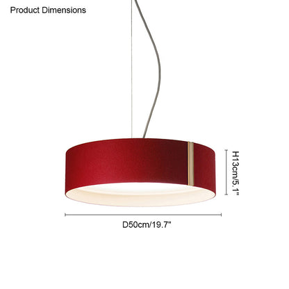 WOMO Drum Felt Pendant Light-WM2149