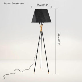 WOMO Faceted Tripod Floor Lamp-WM7004