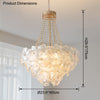 WOMO French Flower Glass Chandelier-WM2377 thumbnail