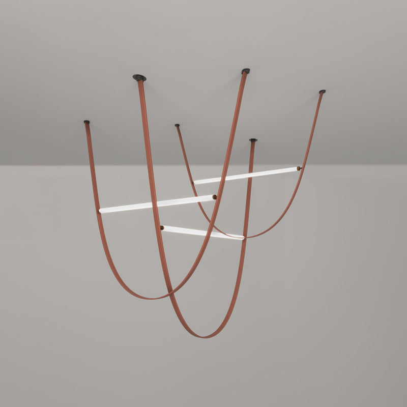 WOMO Leather String Chandelier-WM2273