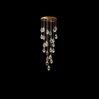 WOMO Rock Crystal Rain Chandelier-WM2189