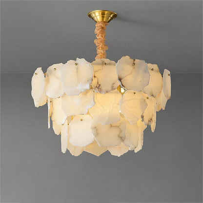 WOMO Tiered Alabaster Chandelier-WM2393