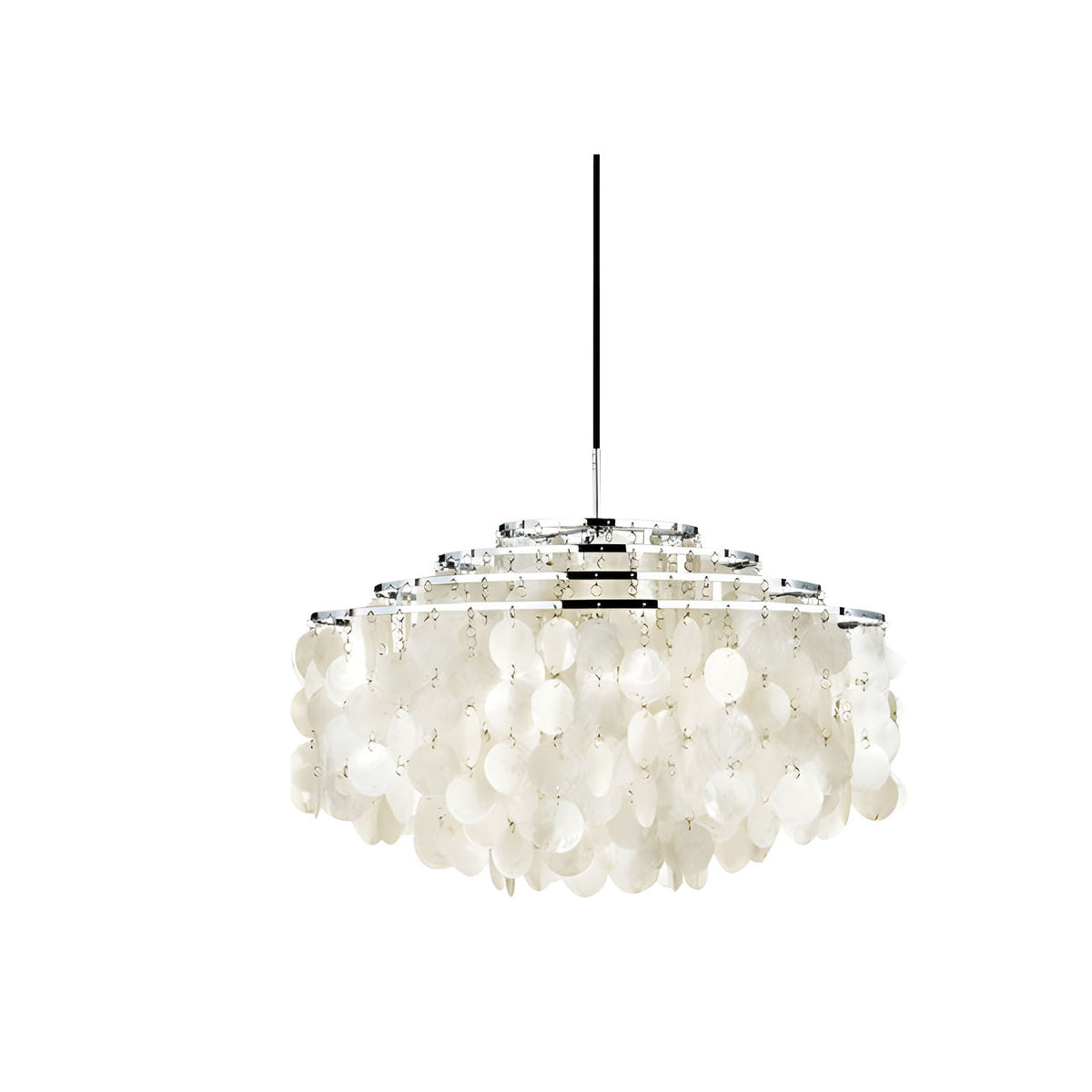 WOMO Art Deco Seashell Cone Chandelier-WM3223