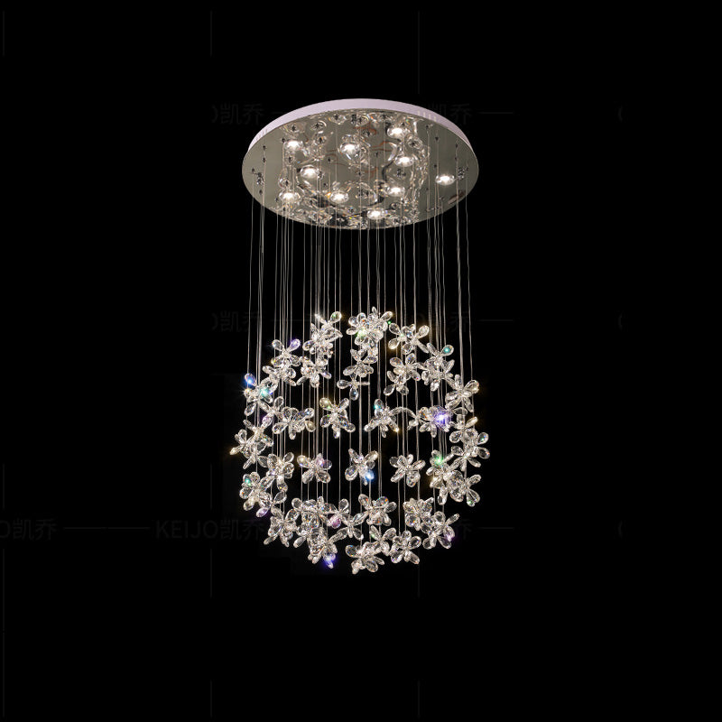 WOMO Dandelion Globe Crystal Chandelier-WM2352