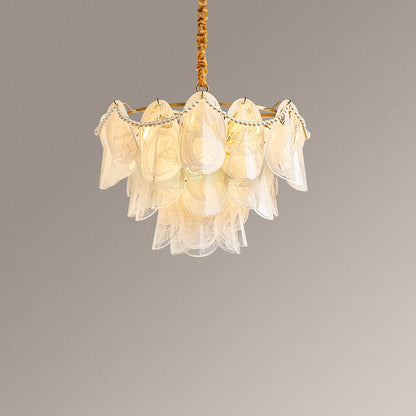 WOMO Tiered Glass Chandelier-WM2376