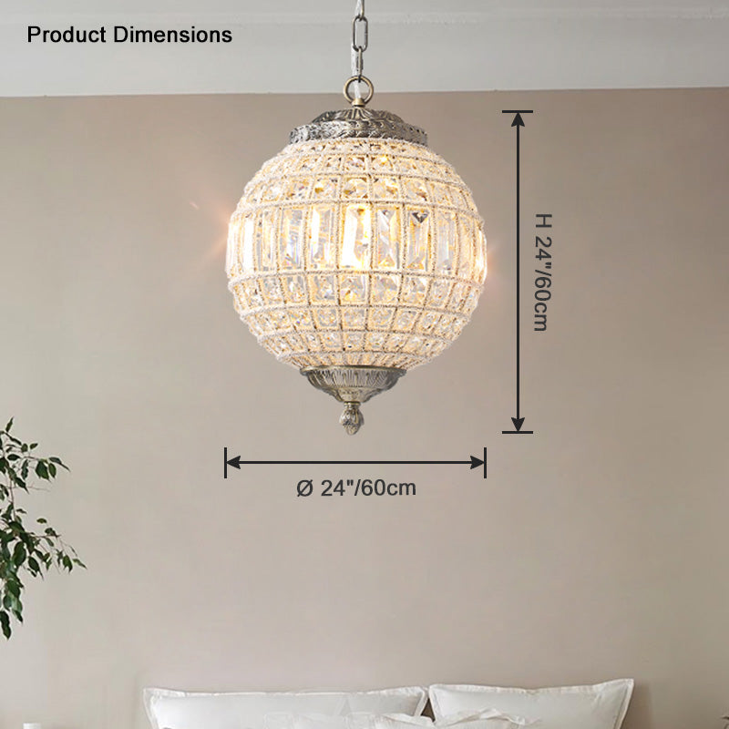 WOMO Crystal Sphere Pendant Light-WM2368