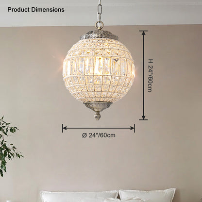 WOMO Crystal Sphere Pendant Light-WM2368