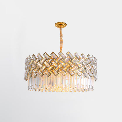 WOMO Shield Crystal Round Chandelier-WM2190