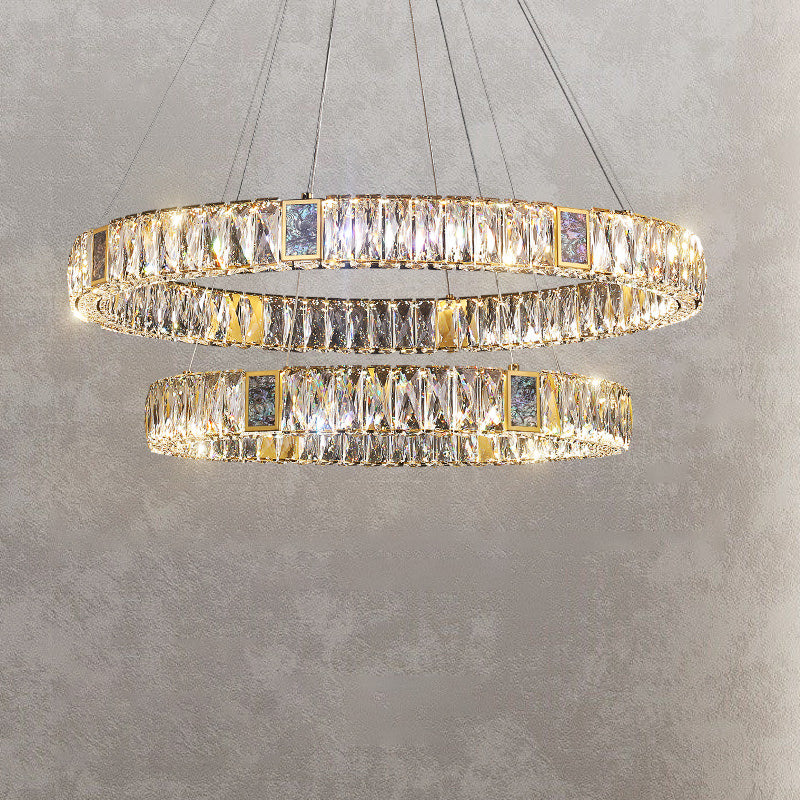 WOMO Round Crystal Chandelier-WM2355