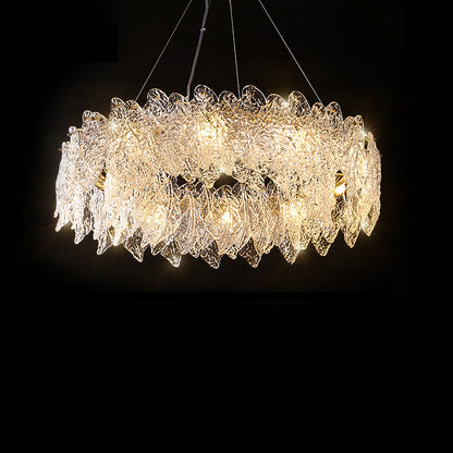 WOMO Leaf Glass Chandelier-WM2374