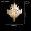 WOMO Fringe Tiered Chandelier-WM2079 thumbnail