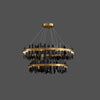 WOMO Iceberg Round Black Gold Chandelier-WM2183 thumbnail