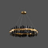 WOMO Iceberg Round Black Gold Chandelier-WM2183 thumbnail