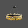 WOMO Iceberg Round Black Gold Chandelier-WM2183 thumbnail