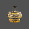 WOMO Iceberg Round Black Gold Chandelier-WM2183 thumbnail