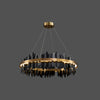 WOMO Iceberg Round Black Gold Chandelier-WM2183 thumbnail